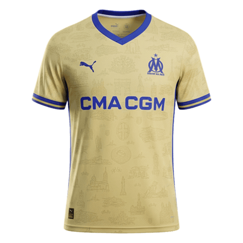 Marseille Fourth Away Soccer Jersey 2025/26