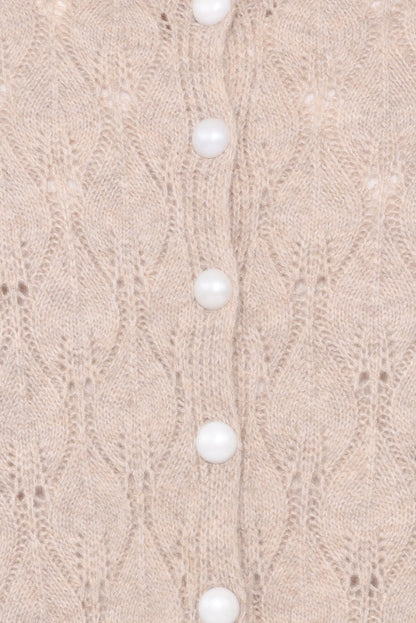 Petal and Pup USA KNITWEAR Mattie Cardigan - Beige