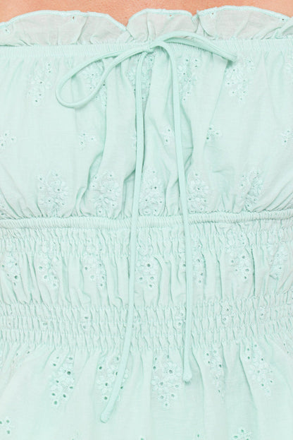 Petal and Pup USA TOPS Melissa Peplum Top - Sage