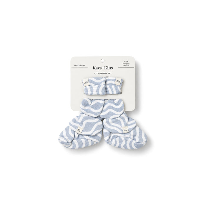 Mitts + Booties - Waves