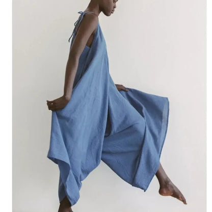 Myrah Penaloza Ina Playsuit - Indigo Blue