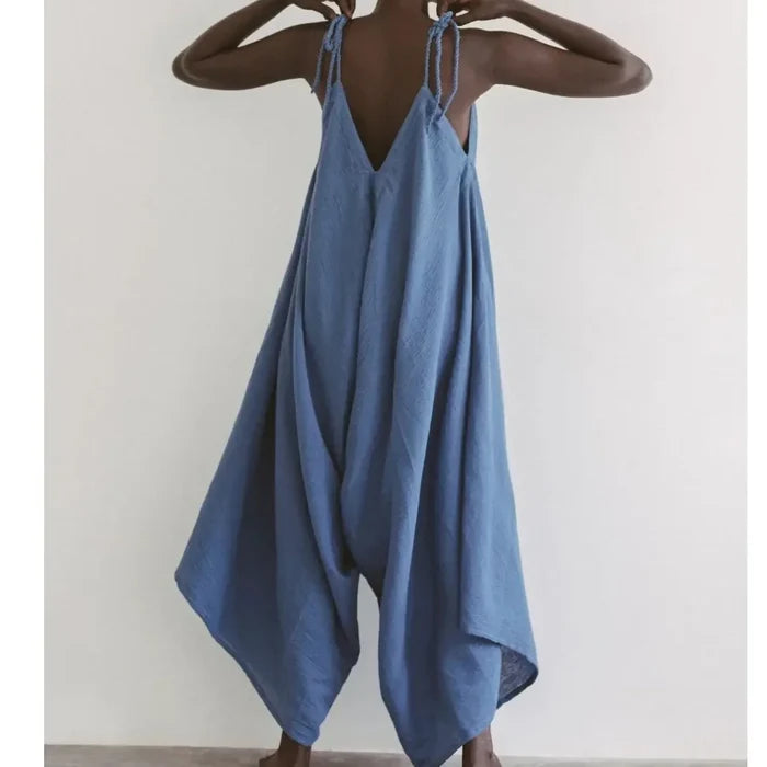 Myrah Penaloza Ina Playsuit - Indigo Blue