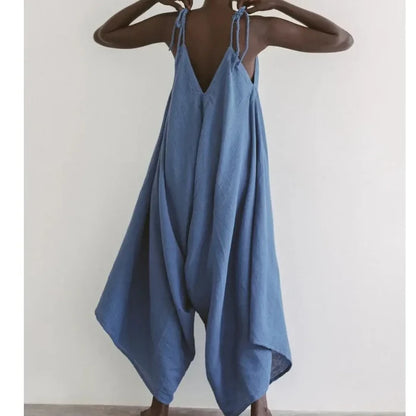 Myrah Penaloza Ina Playsuit - Indigo Blue