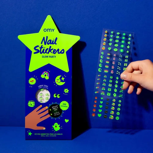 Nail Stickers - Glow Party Glow in the Dark