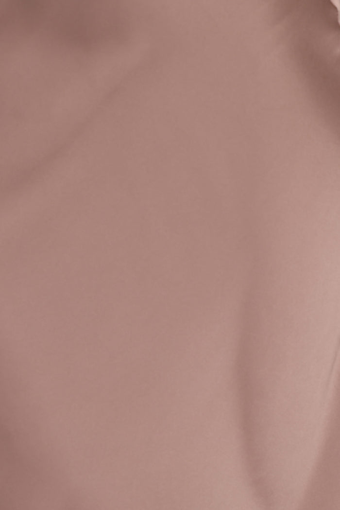 Petal and Pup USA BOTTOMS Nellie Satin Midi Skirt - Mocha Brown