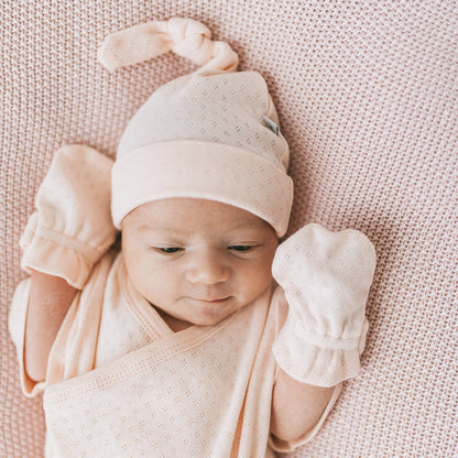 Newborn Kimono Set-Blush Taupe