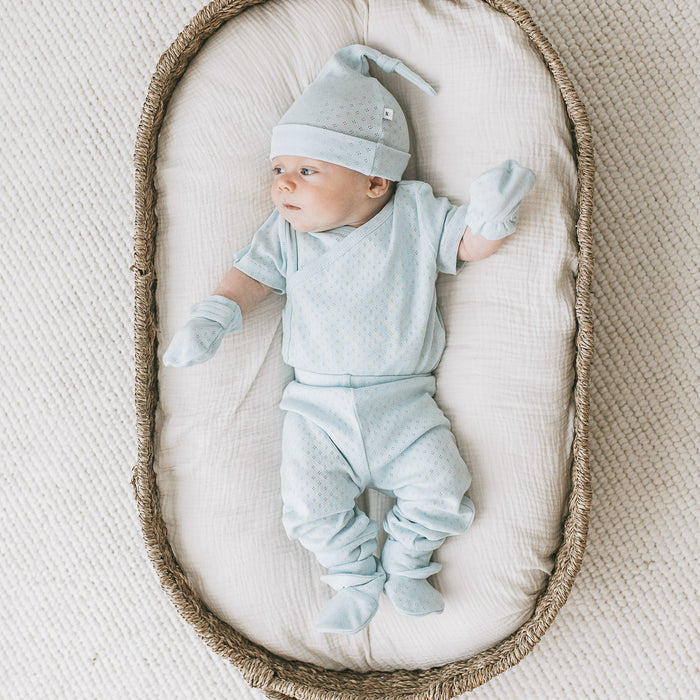 Newborn Kimono Set-Cloud Blue
