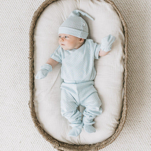 Newborn Kimono Set-Cloud Blue