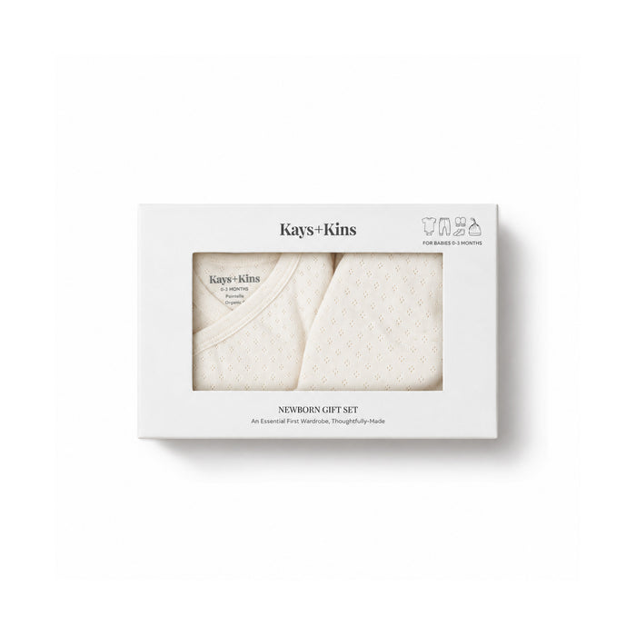 Newborn Kimono Set-Warm Ivory