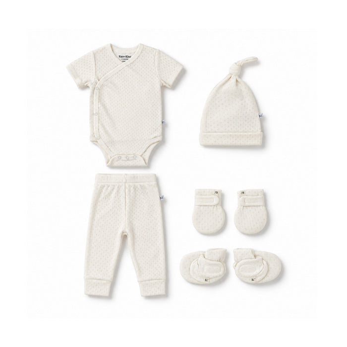 Newborn Kimono Set-Warm Ivory