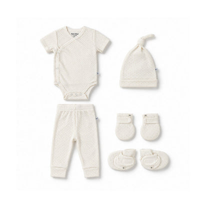 Newborn Kimono Set-Warm Ivory