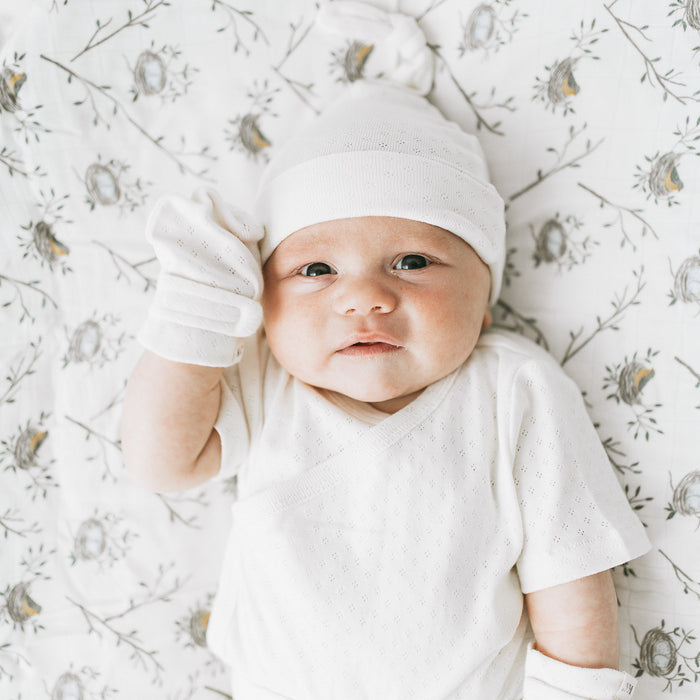 Newborn Kimono Set-Warm Ivory