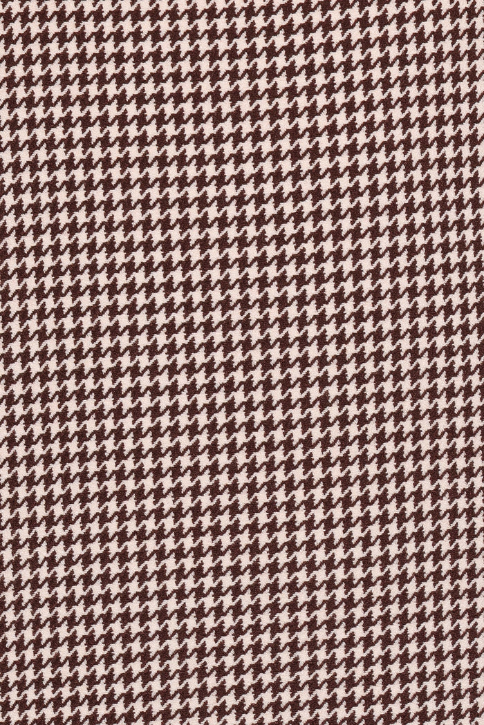 Petal and Pup USA DRESSES Noah Overall Mini Dress - Brown Houndstooth