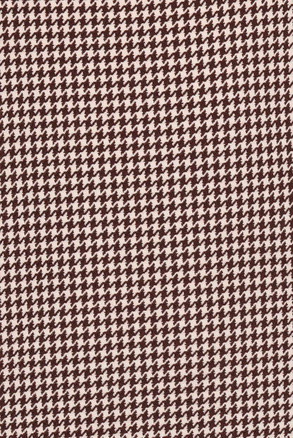 Petal and Pup USA DRESSES Noah Overall Mini Dress - Brown Houndstooth