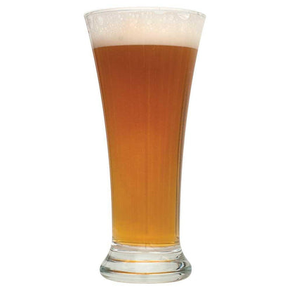 Obi Ron Wheat homebrew in a tall glass