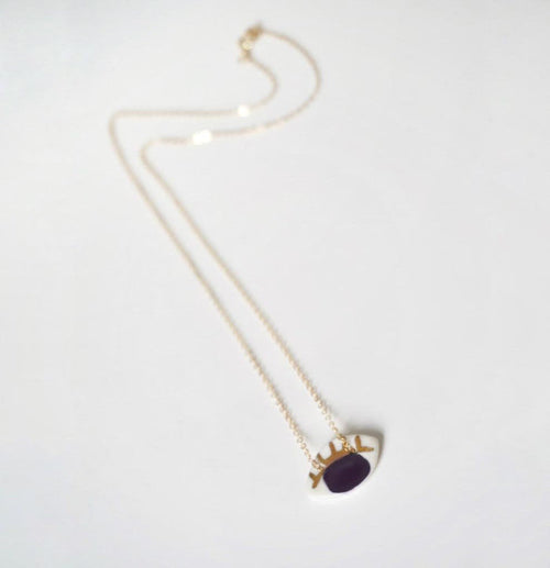 Occhi Necklace - Black
