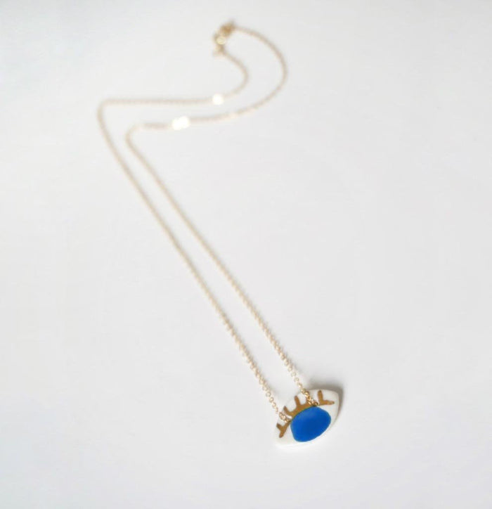 Occhi Necklace - Cobalt