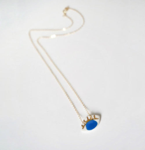 Occhi Necklace - Cobalt
