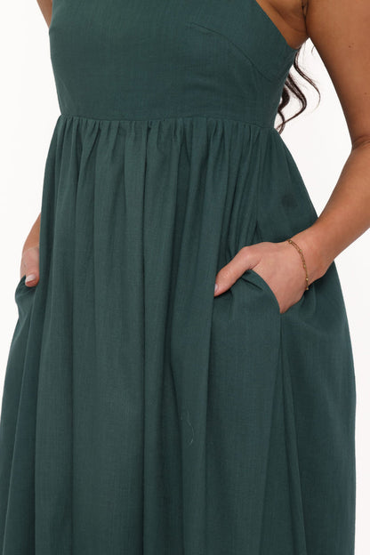 DRESSES Odessa Maxi Dress - Forest Green