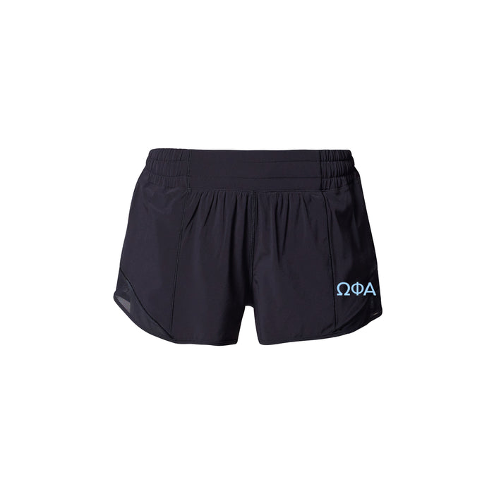 Omega Phi Alpha lululemon Hotty Hot High-Rise Lined Short 2.5" - Black