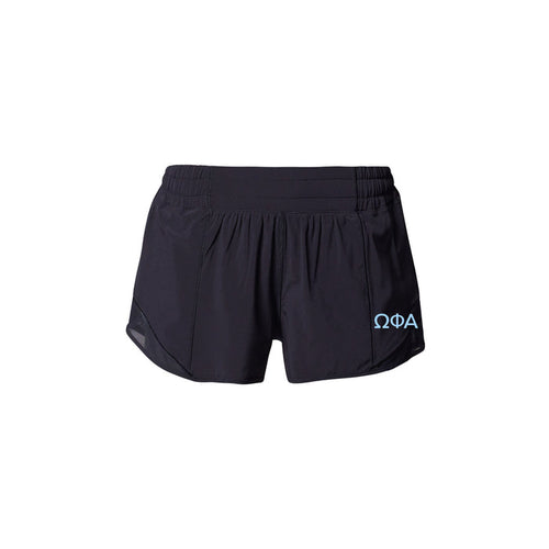 Omega Phi Alpha lululemon Hotty Hot High-Rise Lined Short 2.5" - Black