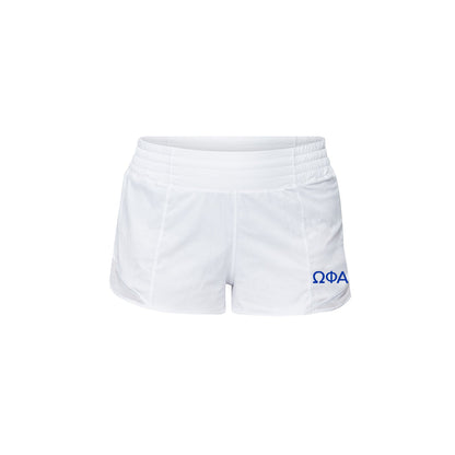 Omega Phi Alpha lululemon Hotty Hot High-Rise Lined Short 2.5" - White