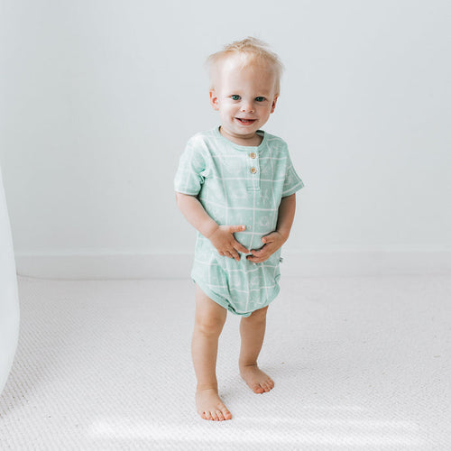 Organic Bodysuit - Sea Foam