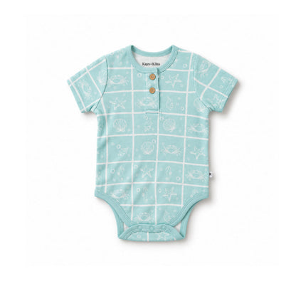Organic Bodysuit - Sea Foam