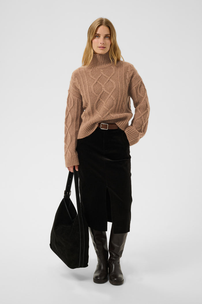Part Two ChannaPW Jumper Medium Brown Melange 30310840 by Part Two. Shop Part Two at Dotique