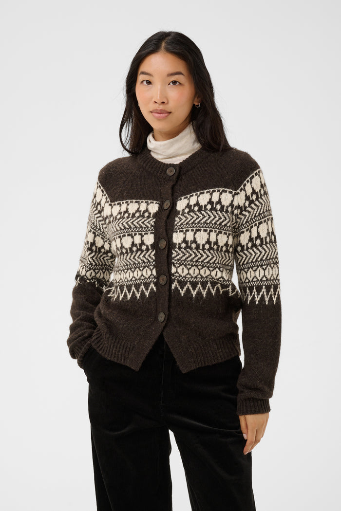 Part Two CharmainePW Mole/Whitcap Jaquart Cardigan 30310832 from Part Two Shop Part Two at Dotique