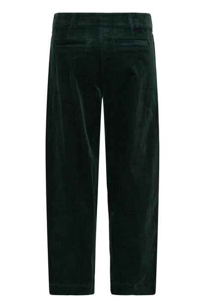 Part Two NettaPW Pants Green Gables 30310895 194906 green corduroy trousers front view Shop Part Two at Dotique