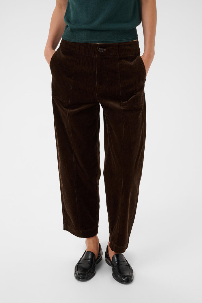 Part Two NettaPW Pants Mole 30310895 191106 brown trousers. Shop Part Two at Dotique