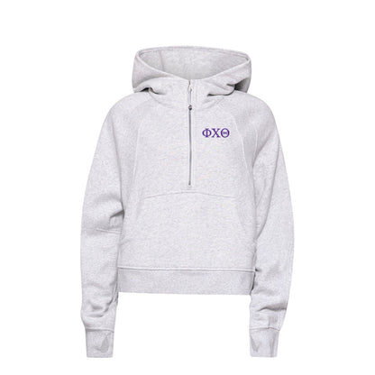 Phi Chi Theta lululemon Scuba Oversized Half-Zip Hoodie