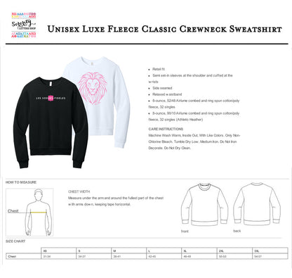 Phi Mu Les Soeurs Fideles Luxe Crewneck Sweatshirt