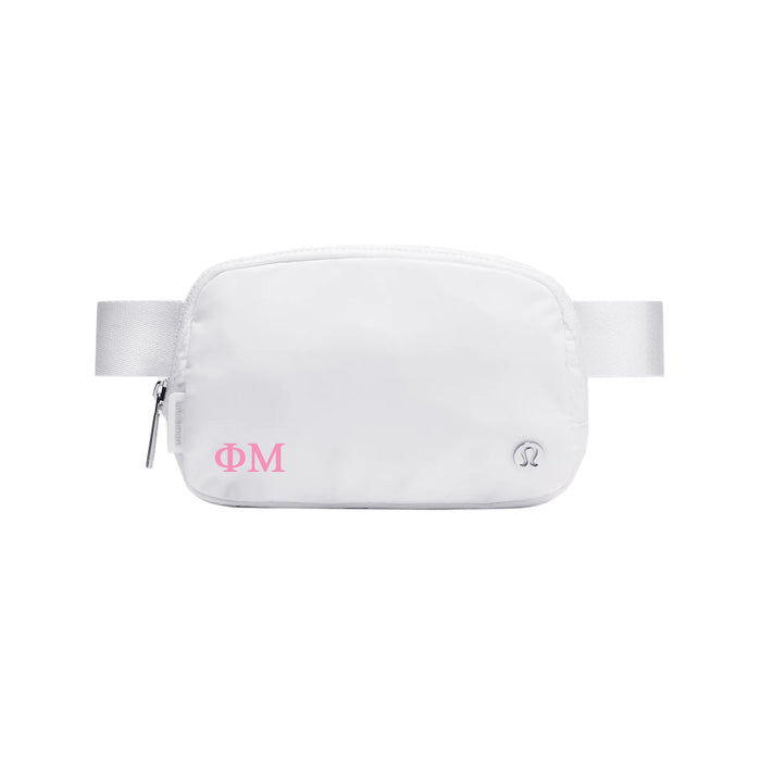 Phi Mu lululemon Everywhere Belt Bag - White