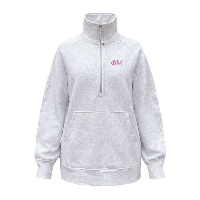Phi Mu lululemon Scuba Oversized Funnel-Neck Half Zip Long