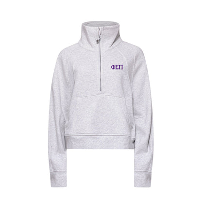 Phi Sigma Pi lululemon Scuba Oversized Funnel-Neck Half Zip