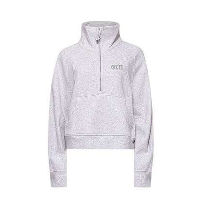 Phi Sigma Pi lululemon Scuba Oversized Funnel-Neck Half Zip
