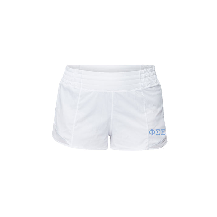 Phi Sigma Sigma lululemon Hotty Hot High-Rise Lined Short 2.5" - White