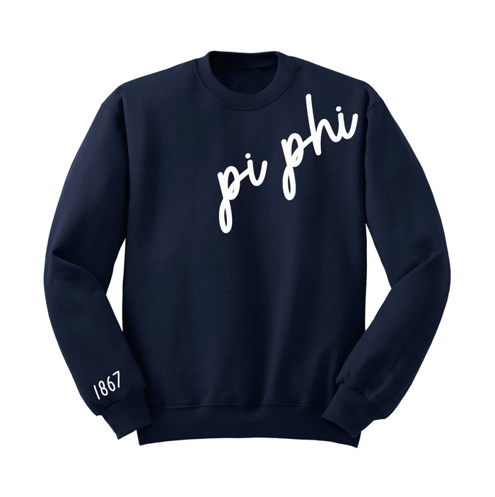 Pi Beta Phi 1867 Avenue Crewneck