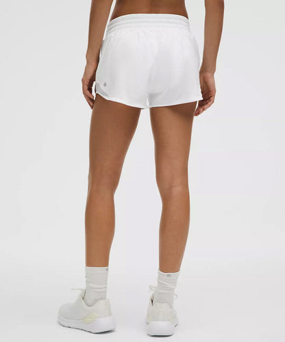 Pi Beta Phi lululemon Hotty Hot High-Rise Lined Short 2.5" - White