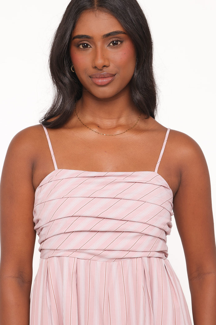 PLAYSUITS Pricilla Jumpsuit - Pink Stripe