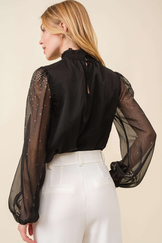 Raina Rhinestone Top
