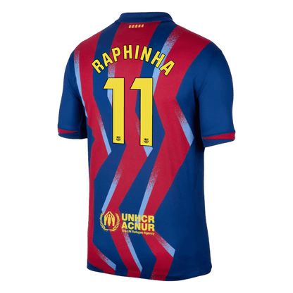 RAPHINHA #11 Barcelona Fourth Away Soccer Jersey 2025/26