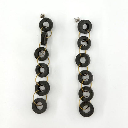 Recycled Inner Tube Earrings