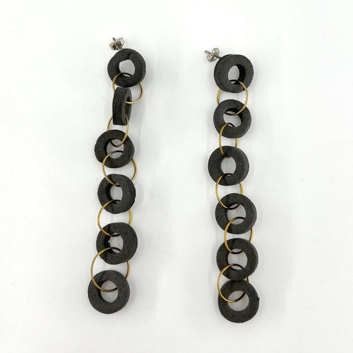 Recycled Inner Tube Earrings