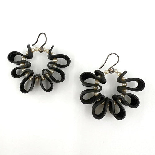 Recycled Inner Tube Earrings