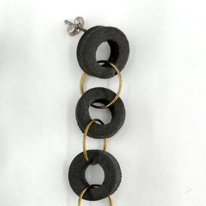 Recycled Inner Tube Earrings