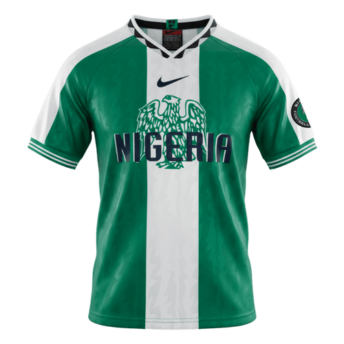 Retro Soccer Jersey Nigeria Home 1996