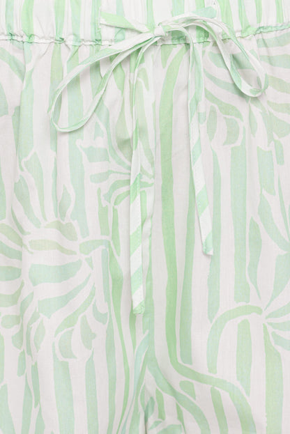 Petal and Pup USA BOTTOMS Rory Shorts - Jade Painted Stripe